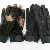Inner gloves cold-proof outdoor riding gloves fishing fleece warm green olive green gloves
