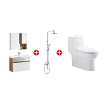 Hengjie bathroom cabinet water-saving sitting stool three functions water-saving shower