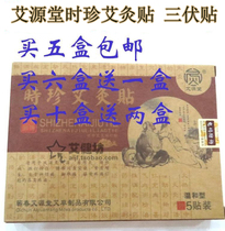 Ai Yuantang time Zhen Moxibustion paste Sanjiu San Fu paste to remove wet air Palace cold wort leaf paste knee home health care Warm moxibustion paste