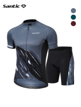 Santic forest guest 21ss new riding suit short sleeve set summer bike road bike riding equipment men