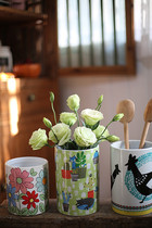 Clearance ceramic cutlery barrel chopstick barrel tool bottle storage jar storage jar vase flower container