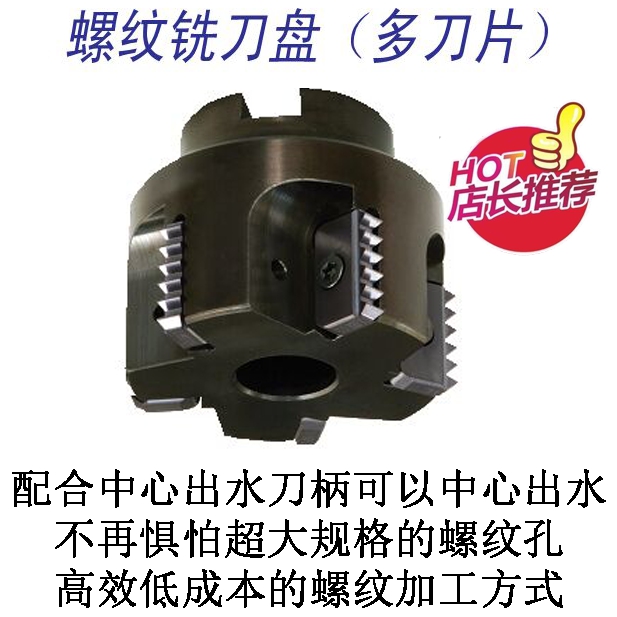 German CPT CNC milling cutter thread disc SR0063C21-5 large threaded hole cutter efficient milling thread