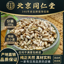 Tongrentang special floating wheat 500g soaked water to sweat and night sweat tea Chinese herbal medicine wheat yak wheat rice tea