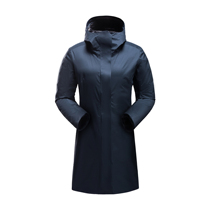 Hua wei 2021 new winter hooded warm windproof waterproof PARKA sports down coat medium-long coat female