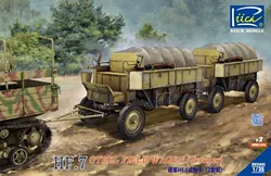 睿智模型RV35041 1/35 德 二战Hf.7式拖车 2套装