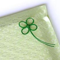 (Good fortune and good luck) Japanese water-made traditional bond decoration four-leaf clover 1 handicraft