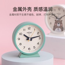 4 5 inch metal alarm clock students with silent alarm simple children boys and girls bedroom dormitory clock desktop
