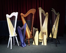 Taiwan Kristall harp Popular harp Irish harp Professional musical instrument Small harp Key harp
