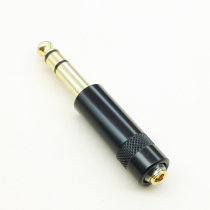 6 35mm 6 5mm Male 3 5MM female resistance head Impedance head Impedance rod Noise reduction adapter