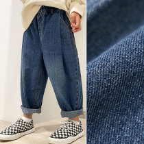 Children washed soft jeans boy girl Harun pants CUHK Tong Long pants Scout clothes Shandong online store autumn clothing new