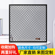Diamond grid rack mesh mesh wire mesh frame decoration iron wall hollow partition ceiling frame screen frame customized