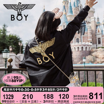 (99 pre-sale) boylondon flagship 2021 autumn winter eagle bronzing printed jacket jacket 071702