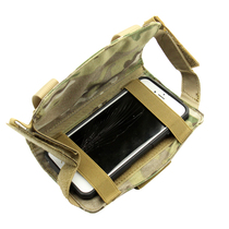 Rhinoceros tactical vest mobile phone chest hanging bag chest front map bag sundry bag terminal equipment bag MC camouflage