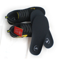 Shanghai volley shuttlecock shoes 5th generation all-round black yellow model send 15 yuan insole shoe bag