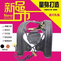Saxophone cowhide shoulder strap bird metal hook shoulder strap strap hanger strap sling shape adjustment type