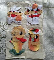Nostalgic old stock 80-90 s bed sheet cloth cotton pattern supplement flower small animal props collection