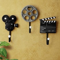 American Countryside Decoration Hook Retro Make Old Clothing Shop Bag Dressing Cap Hook Minima Wall Hanging Accessories Industrial Wind