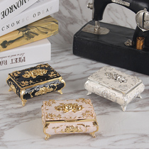 European toothpick box creative cute toothpick tube high-end cotton sign box fashion small exquisite jewelry storage box home