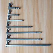 Folding telescopic settlement observation point sign box mushroom head L type observation nail gps304 stainless steel