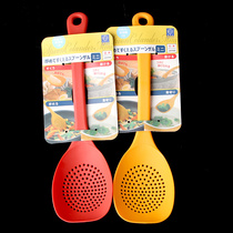 Japan NSH 6125 nylon waterproof spoon-small number PA nylon material high temperature resistant rice wood Japanese style home