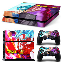 Factory direct sales PS4 stickers 1100 1200 dragon ball skin free cutting without leaving glue Support to map customization