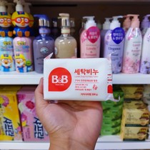 South Korea imported new local childrens BB laundry soap 200G powder word acacia fragrance decontamination baby clothes cleaning
