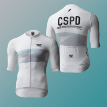 2022 new Summer mens CSPD Milk Silk Short Sleeve Blouses Bike Competitive Version Mountain Bike Ride