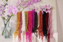 Wedding room flower art tassel simulation flower tassel wedding room decoration atmosphere tassel eternal life hanging rice lover tears