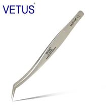 VETUS MJP-16-13 high precision stainless steel beauty tweezers Camellia professional flowering grafting eyelash tweezers