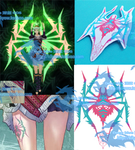 taobao agent Original Edition Fairy Sword Qixia 5 Poison Shadow Katshair Thigh Spider Tattoo COS can tear tattoo stickers