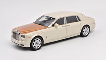 Jingshang original factory 1:18 limited edition white gold phantom alloy simulation car model rare limit