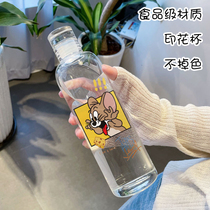 High Face Value Super Cute New Cute Cat and Mouse Cartoon Cartoon Animation Plastic Resistant Cup Water Cup
