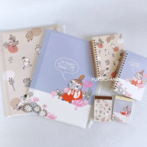 Mumin Yamei limited Japanese kamio limited stationery coil mini memo book 6 1 folder