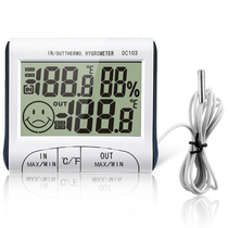 DC103 indoor and outdoor thermometer hygrometer portable thermohygrometer with probe