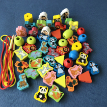 Early education kindergarten recommends hand-eye coordination training childrens puzzle string bead toy threading bead intelligence 1-3 years old