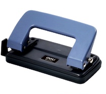 Deli 0101 manual small punch machine Paper binding punch 12 desktop office supplies document loose-leaf