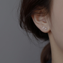 925 Sterling Silver Snake Earrings Women 2023 New Explosive Style High-end Personality Niche Unique Design Earrings Earrings