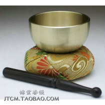 Made in Japan copper chime buddha tool chime practice bowl set ebony copper Qingfa instrument 2 8-inch singing harmony