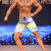 Summer Mens Fitness Race Beach Pants Loose Five Points Sports Pants Yellow Shorts Quick Dry Surf Pants