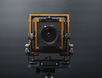 Spot Chamonix Shamonix large format camera 045F2 4X5 body carbon fiber teak