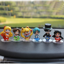 Cartoon Love Beauty Less Female Warrior Car Swing Piece Creative Car In-car Trinket Personality High-end Goddess