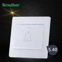 86 type automatic reset switch button one open wired Ding-dong doorbell switch button 220V AC bell switch