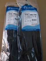 Imported black Teflon cable tie GT-300ST-TF-B Teflon resistant to strong acid and alkali tie 4 8 * 300MM