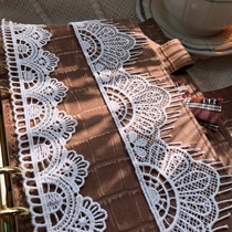 Green glaze hand account second bullet imported lace material bag sub-suit suit hand tent collage decoration European and American style decoration