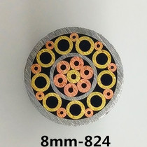 8mm mosaic rivet shank rivet flower nail shank material diy copper steel slingshot fittings 824