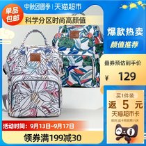 Ingerham mommy bag backpack multi-function large capacity mother bag out fashion camouflage bag 1