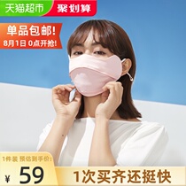 Banana flagship store Ice thin eye protection corner sunscreen mask mask female shade UV protection dustproof breathable can be cleaned