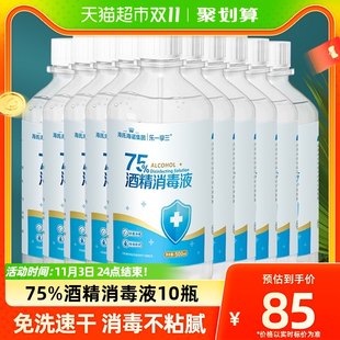 Haishi Hainuo エタノール消毒剤 75% 医療用アルコール消毒剤 500ml*10本 傷口おもちゃ消毒