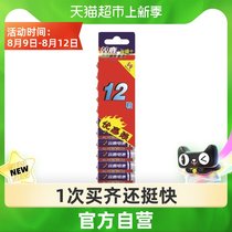 Shuanglu No 5 12-cell battery No 5 high-energy mercury-free carbon dry battery AA toy clock