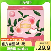 Lipton Lipton White Peach Oolong Tea Bag Fruit Tea Peach Oolong Triangle Tea Bag Tea Bag 8g * 10 Pack
